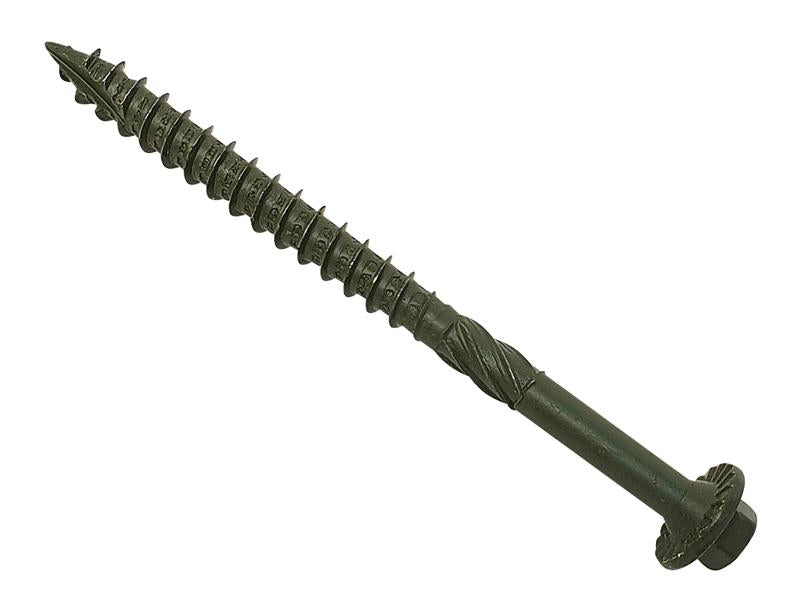 Timber Fixing Screws Green Treated 6.3 x 100mm Bag 20