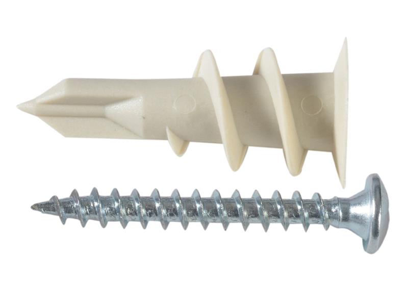 Nylon Plasterboard Fixing 4.5 x 35mm ForgePack 6
