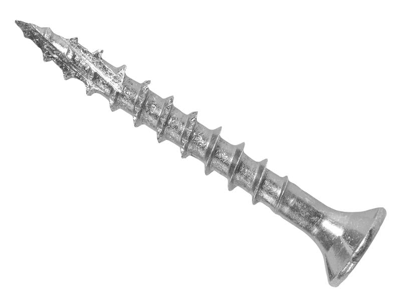 ForgeFast Pozi Compatible Exterior Screws eTech Silver 5.0 x 40mm Box 200