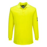 Modaflame Knit FR Long Sleeve Polo Shirt