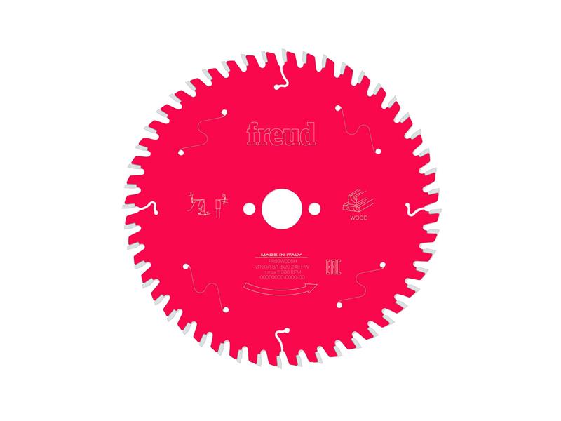 Wood Circular Saw Blade 160 x 20 x 1.8/1.3mm x 48T