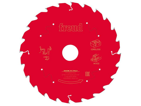 Wood Circular Saw Blade 190 x 30 x 1.45/1mm x 24T