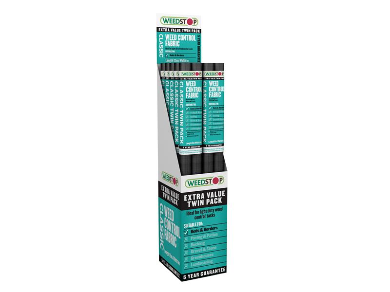 Weedstop™ Classic 12 x 1.0m Display of 10
