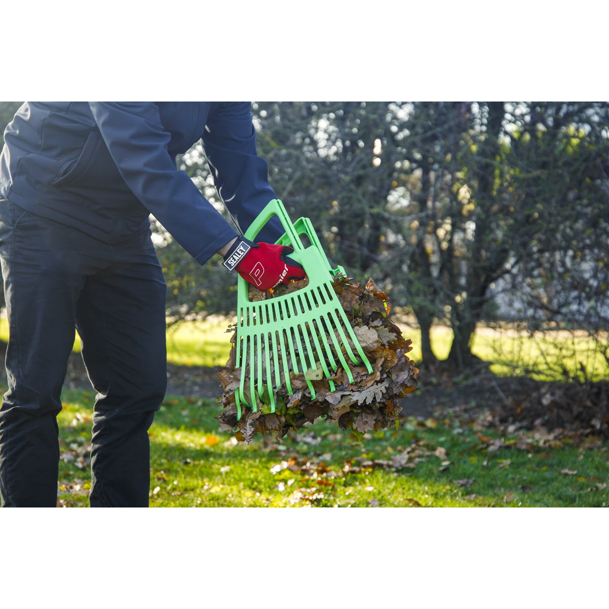 Sealey 2-in-1 Rake & Leaf Grabber Model No-GTLG2