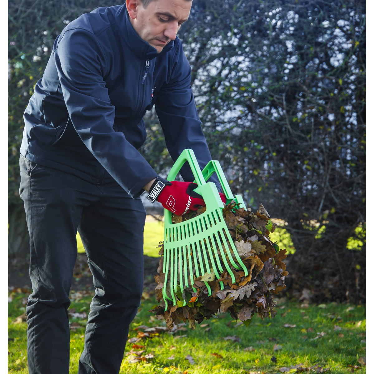 Sealey 2-in-1 Rake & Leaf Grabber Model No-GTLG2