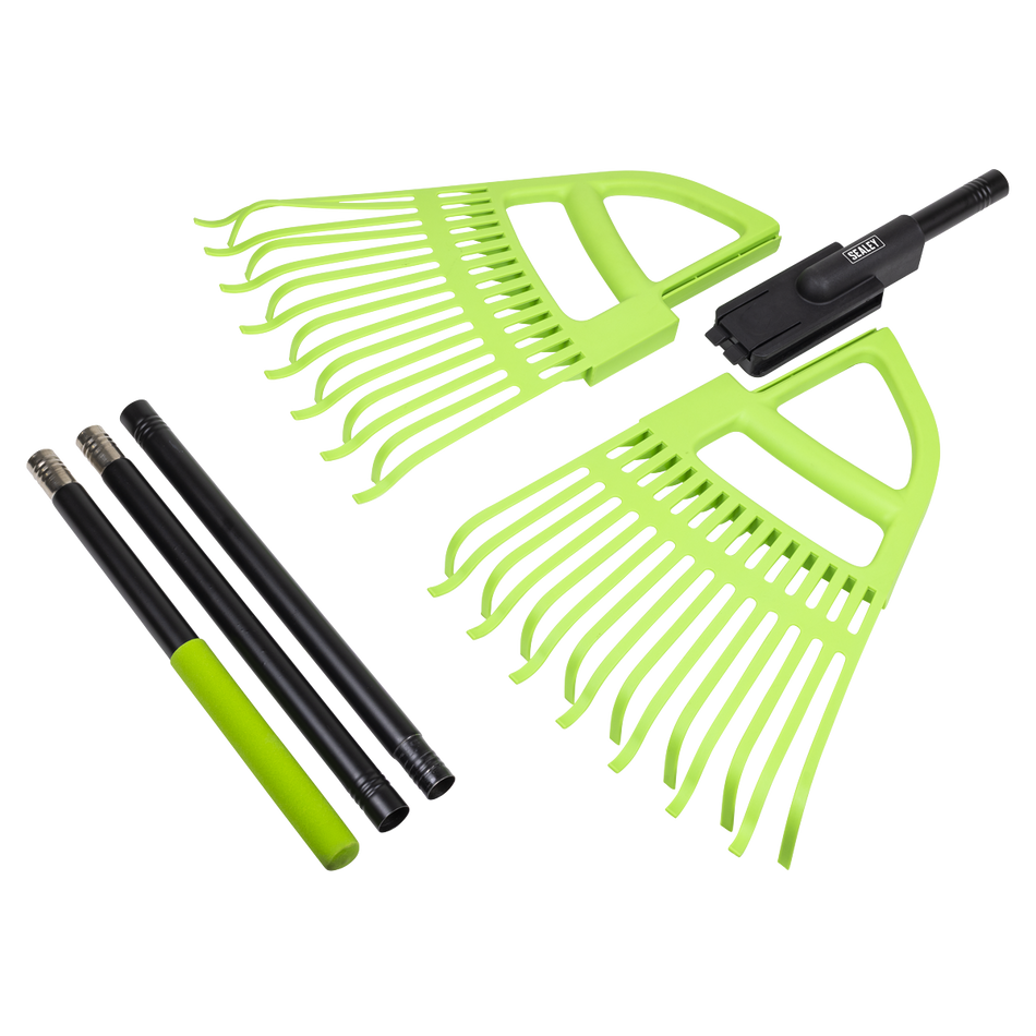 Sealey 2-in-1 Rake & Leaf Grabber Model No-GTLG2