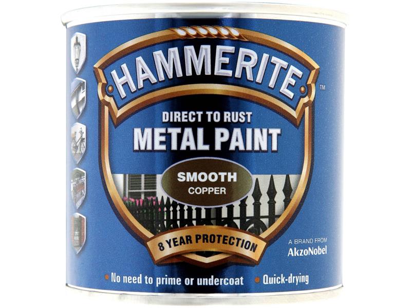 Hammerite Direct To Metal Smooth Copper 250ml
