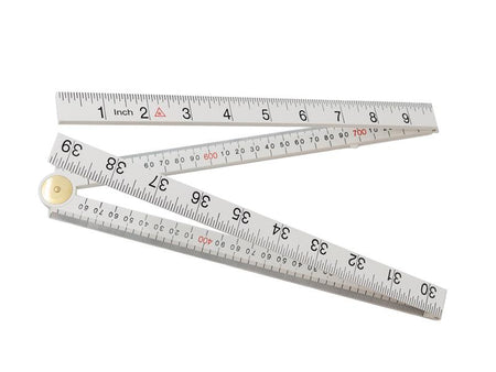 G64-1-4-18VI ABS Plastic Folding Rule 1m