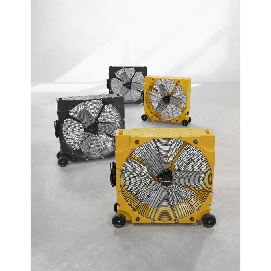 Sealey Premier 36" Industrial High Velocity Rotomould Drum Fan 3-Speed 230V Model No-HVD36PM