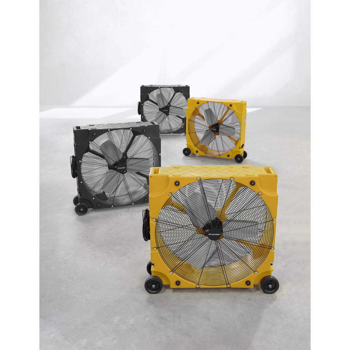Sealey Premier 42" Industrial High Velocity Rotomould Drum Fan 3-Speed 230V Model No-HVD42PM