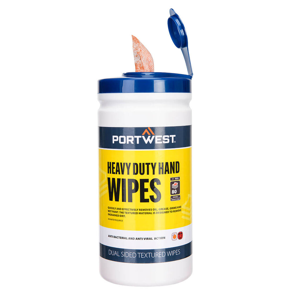 Heavy Duty Hand Wipes (80 Wipes)