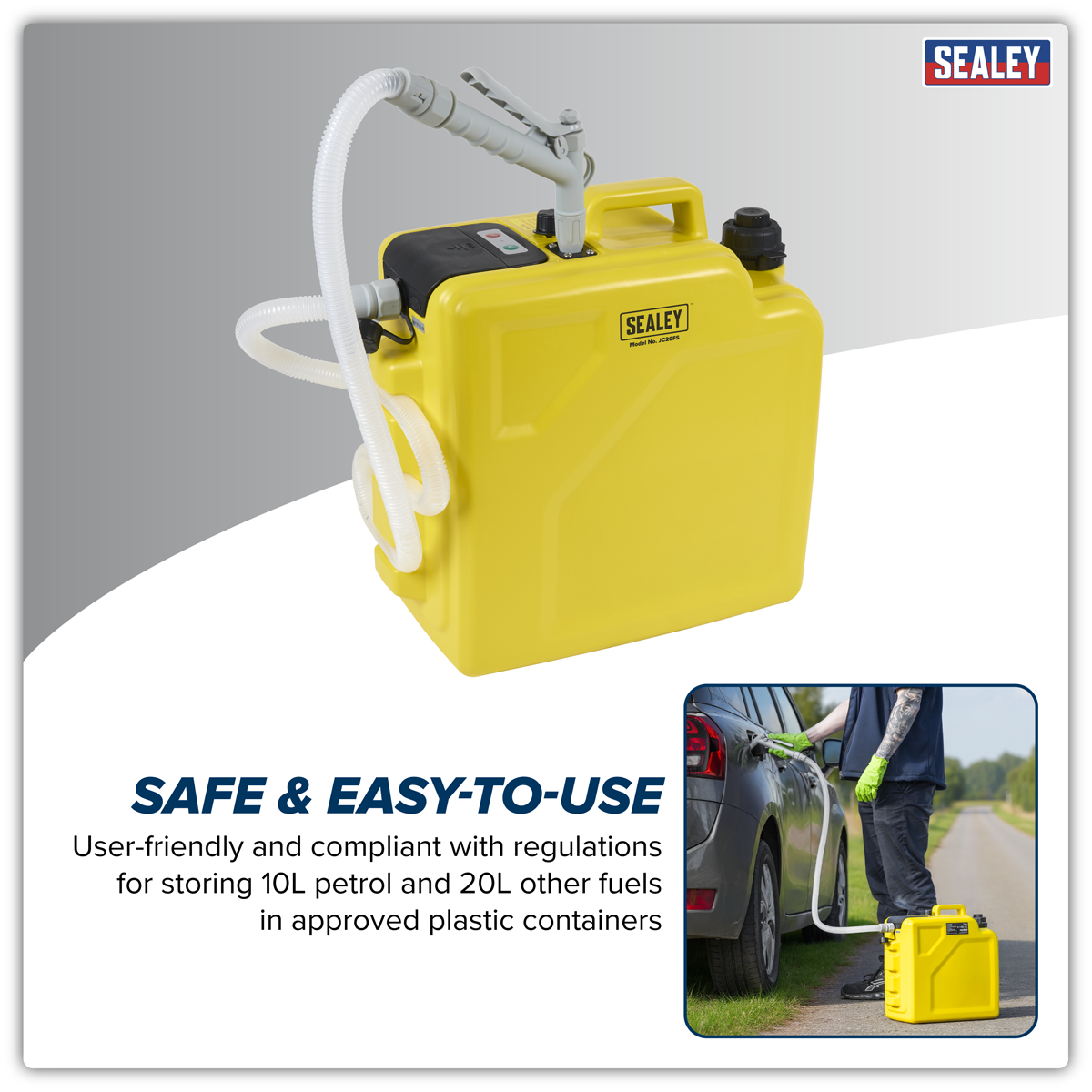 Sealey Multi-Powered Portable Fuelling Station 20L Model No-JC20FS