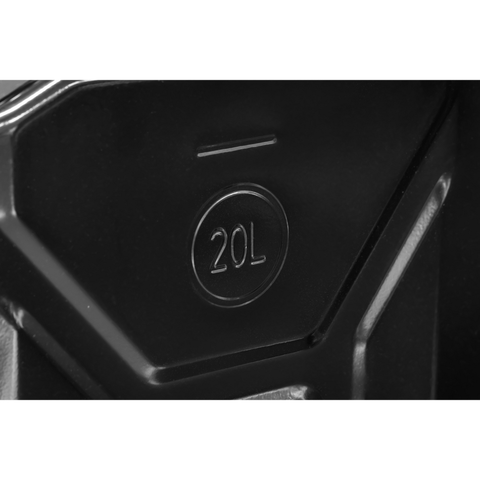 Sealey Jerry Can 20L - Black Model No-JCY20B