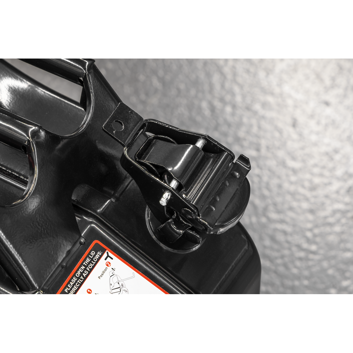 Sealey Jerry Can 20L - Black Model No-JCY20B