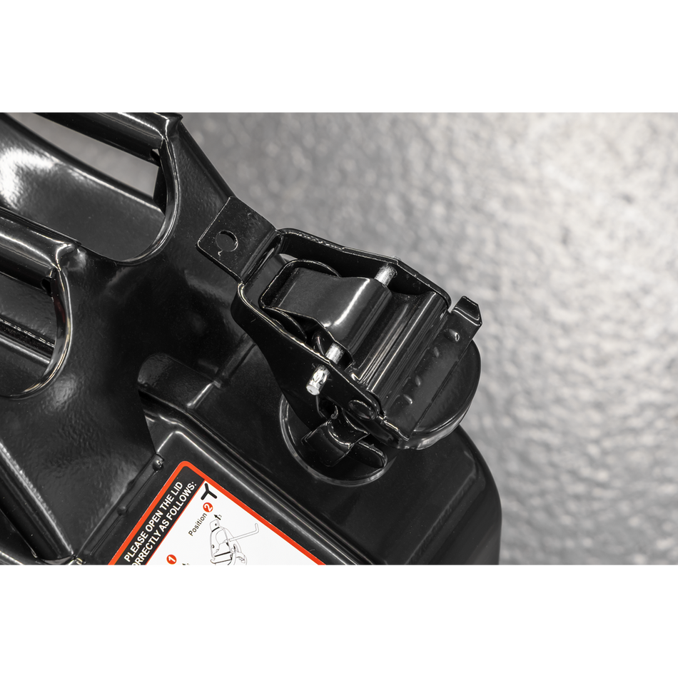 Sealey Jerry Can 20L - Black Model No-JCY20B