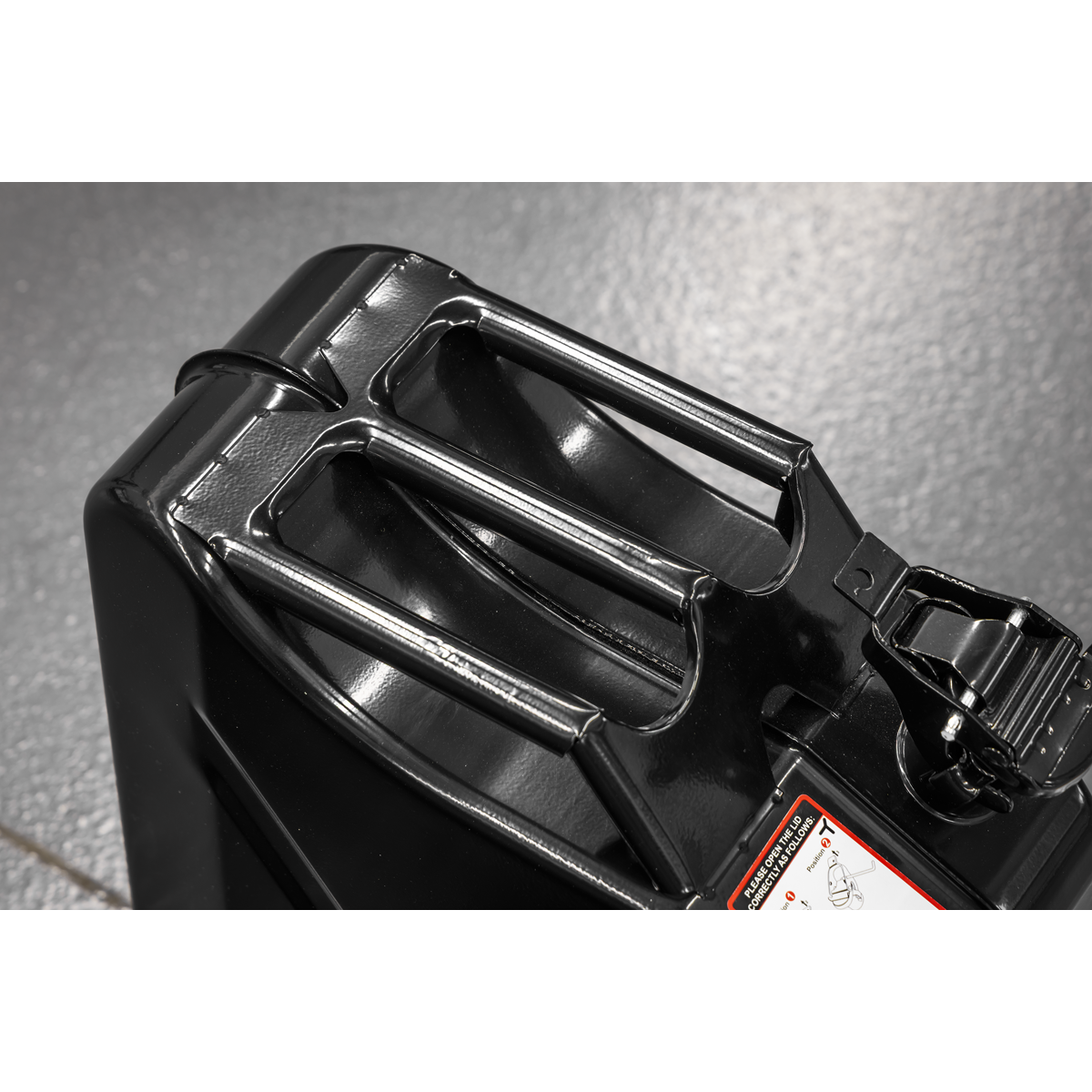 Sealey Jerry Can 20L - Black Model No-JCY20B