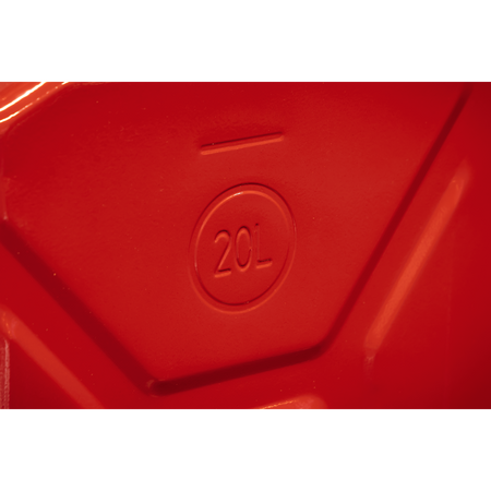 Sealey Jerry Can 20L - Red Model No-JCY20R