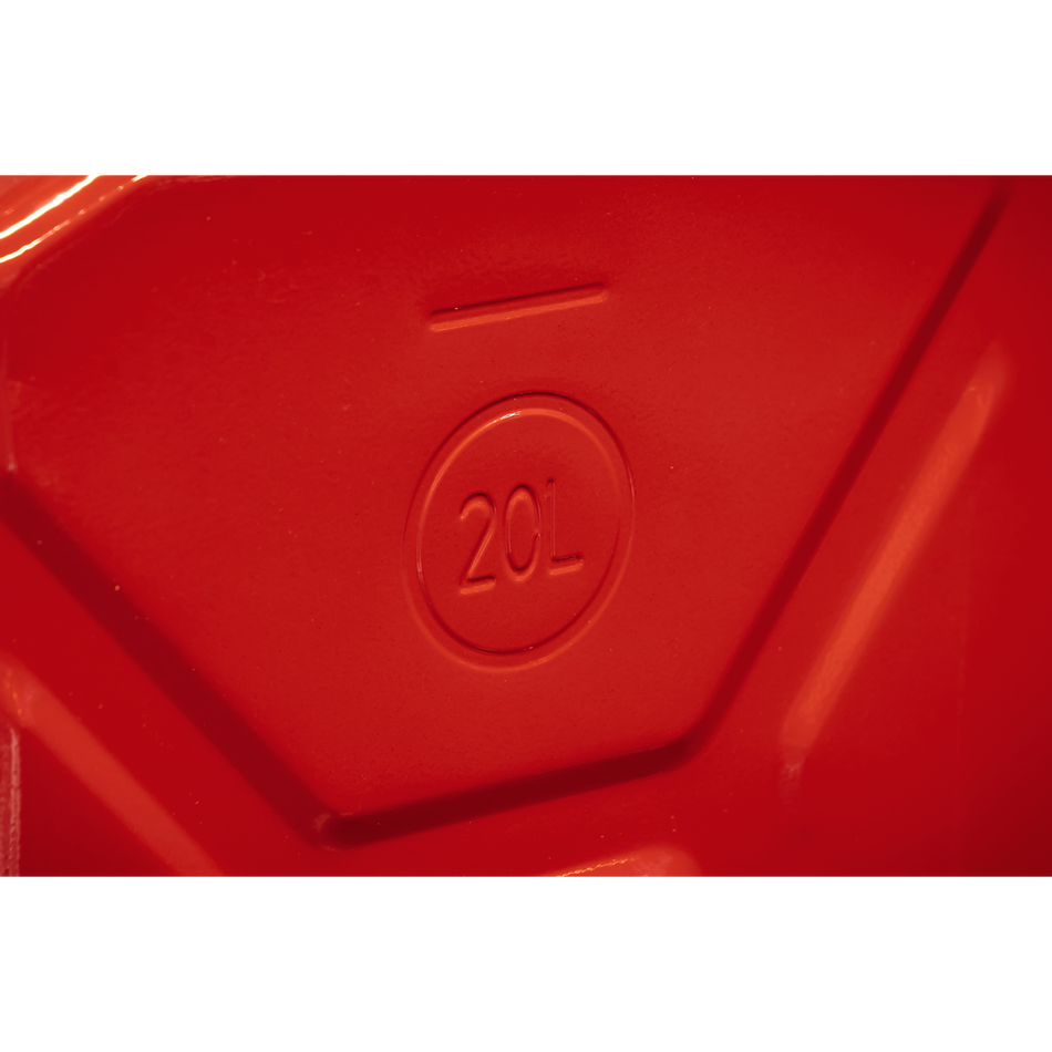 Sealey Jerry Can 20L - Red Model No-JCY20R