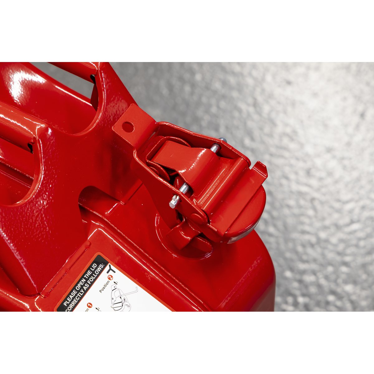 Sealey Jerry Can 20L - Red Model No-JCY20R