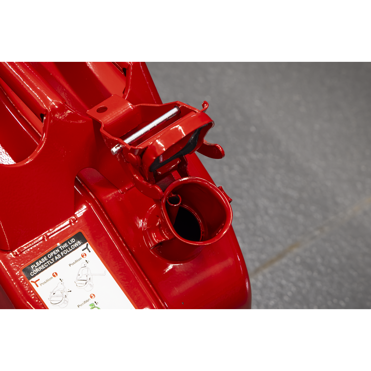Sealey Jerry Can 20L - Red Model No-JCY20R