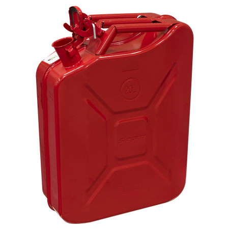 Sealey Jerry Can 20L - Red Model No-JCY20R