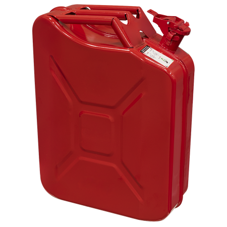 Sealey Jerry Can 20L - Red Model No-JCY20R