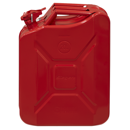Sealey Jerry Can 20L - Red Model No-JCY20R