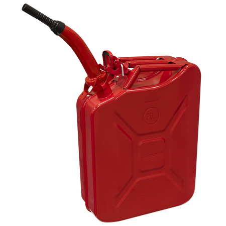 Sealey Jerry Can 20L - Red Model No-JCY20R