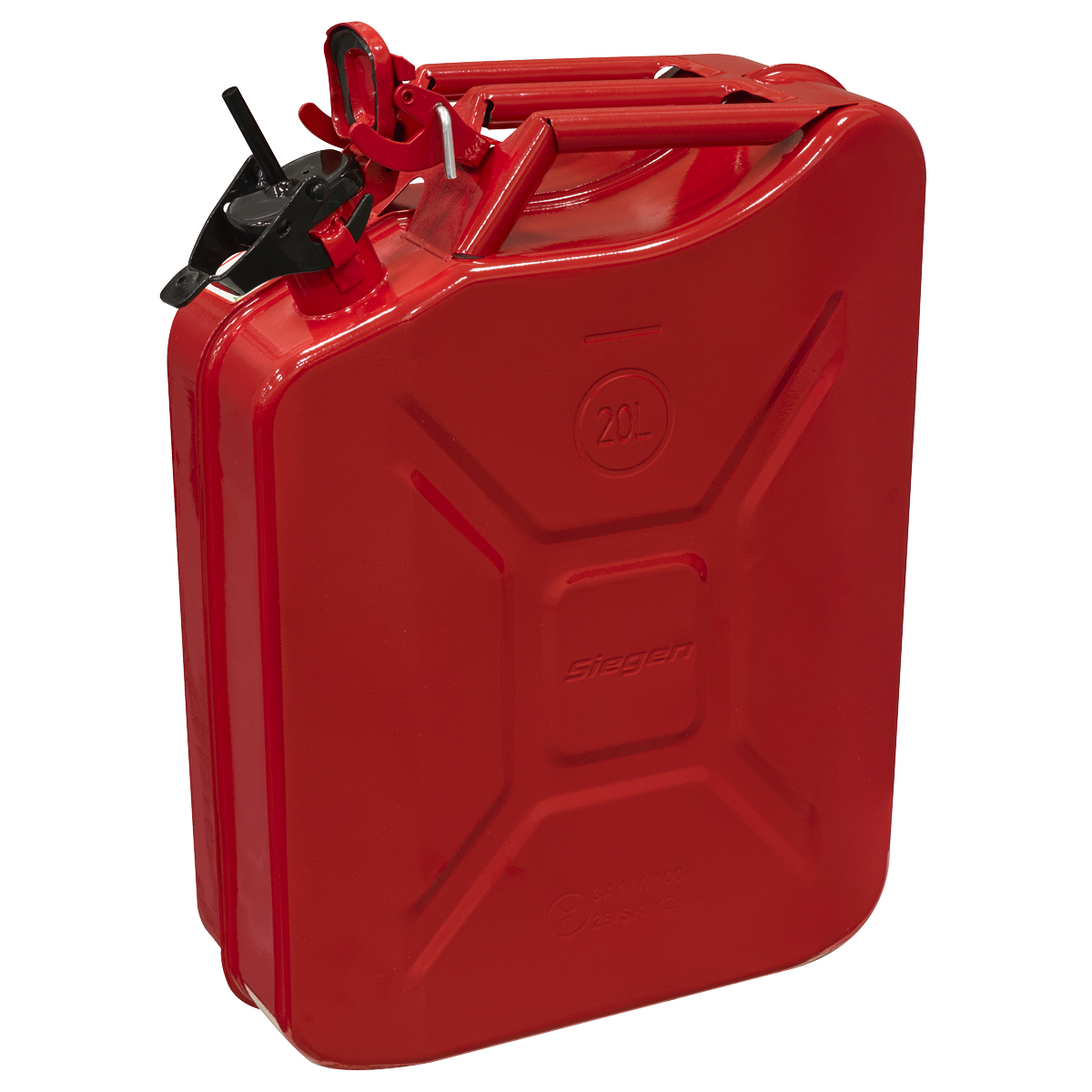 Sealey Jerry Can 20L - Red Model No-JCY20R