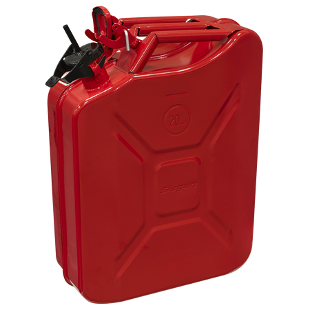 Sealey Jerry Can 20L - Red Model No-JCY20R