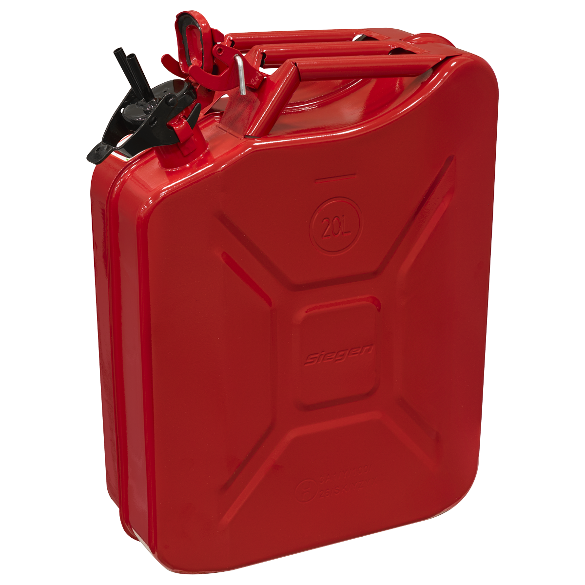 Sealey Jerry Can 20L - Red Model No-JCY20R