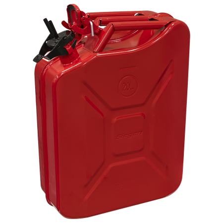 Sealey Jerry Can 20L - Red Model No-JCY20R