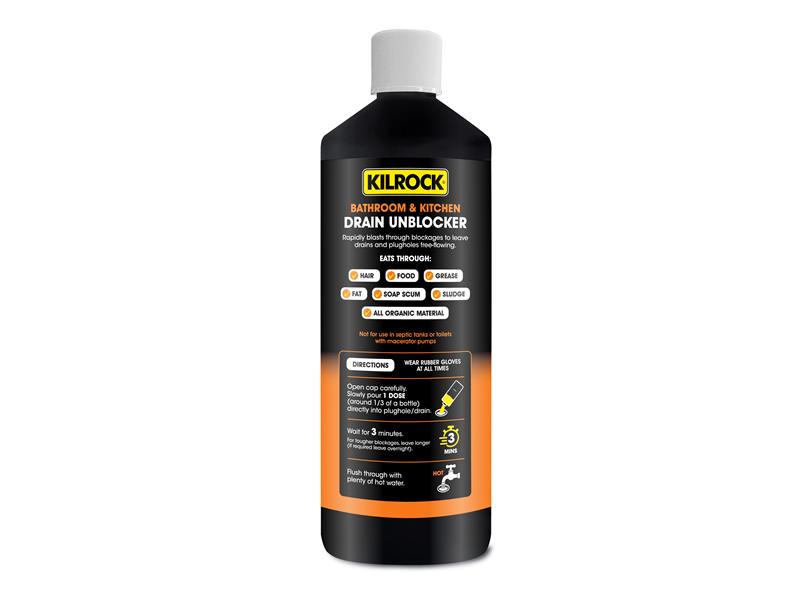 Bathroom & Kitchen Drain Unblocker 1L DRAIN 1L