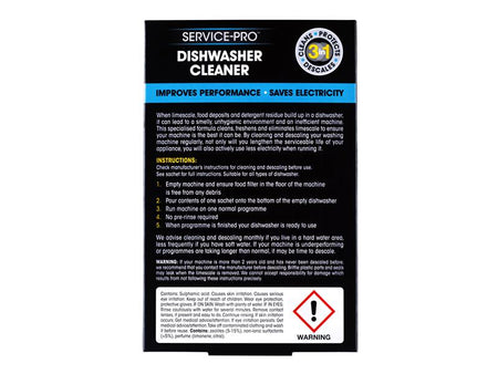 Service Pro Dishwasher Descaler & Cleaner 2 x 75g