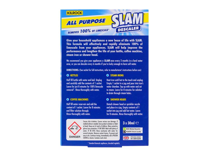 Slam All Purpose Descaler 3 Sachet