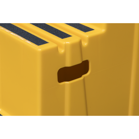 Sealey Heavy-Duty 3-Step Safety Steps with Anti-Slip Treads 150kg Capacity, Yellow - EN 14183 Model No-KS7