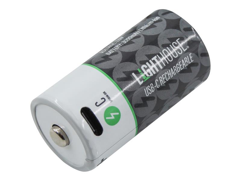 C USB-C Rechargeable Battery Li-ion Pack of 2