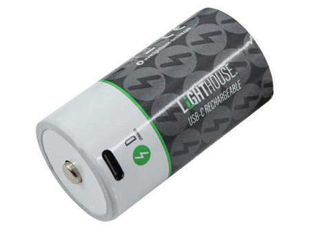 D USB-C Rechargeable Battery Li-ion Pack of 2