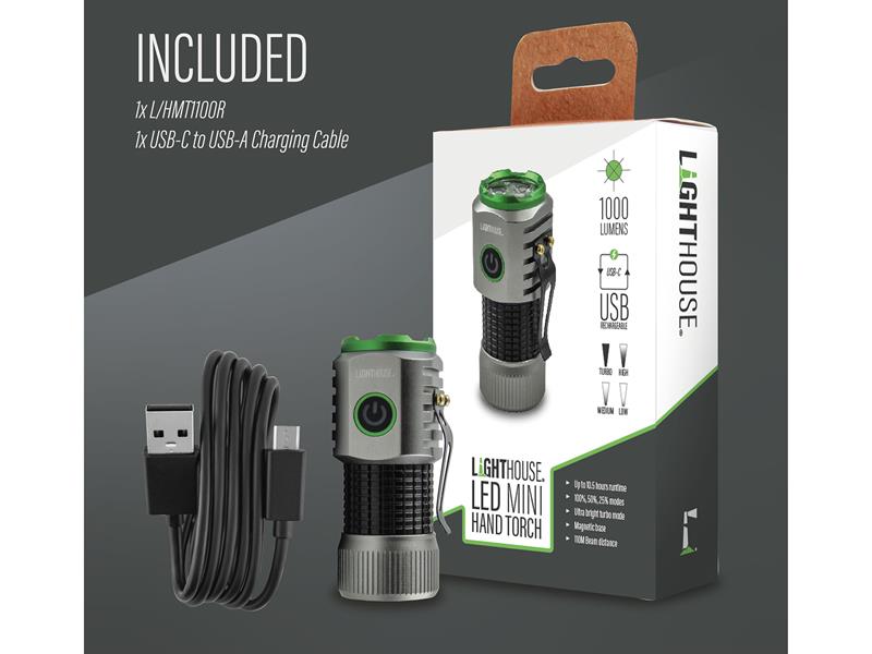 Rechargeable LED Nano Hand Torch