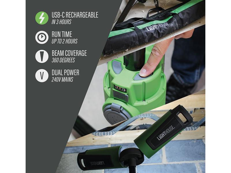 Rechargeable Site Light 10000 Lumens