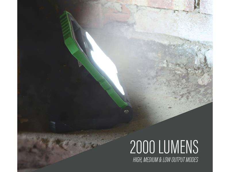 Rechargeable Work Light 2000 Lumens