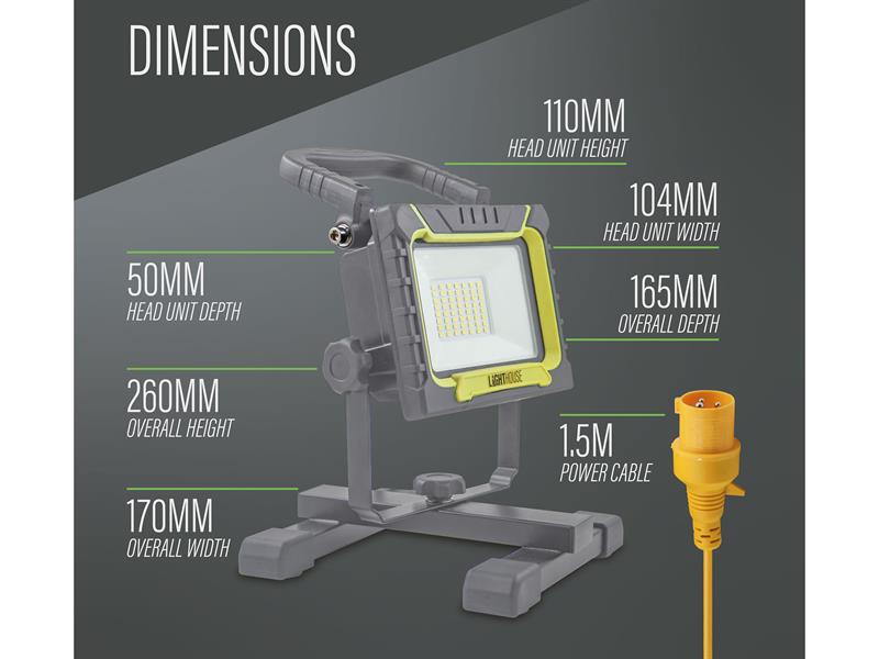 4000 Lumen Site Light 38W 110V