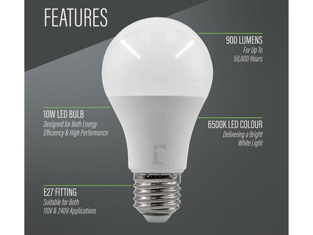 LED Lightbulb A60 800LM E27