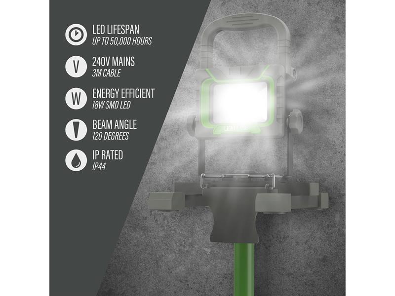 2000 Lumen Single Site Light 18W 240V