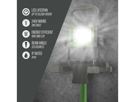 2000 Lumen Single Site Light 18W 240V