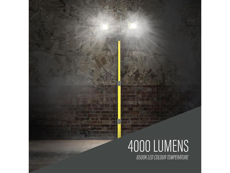 4000 Lumen Twin Site Light 36W 110V