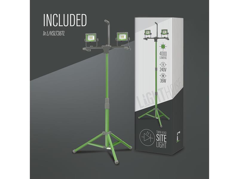 4000 Lumen Twin Site Light 36W 240V