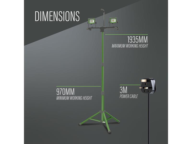 4000 Lumen Twin Site Light 36W 240V