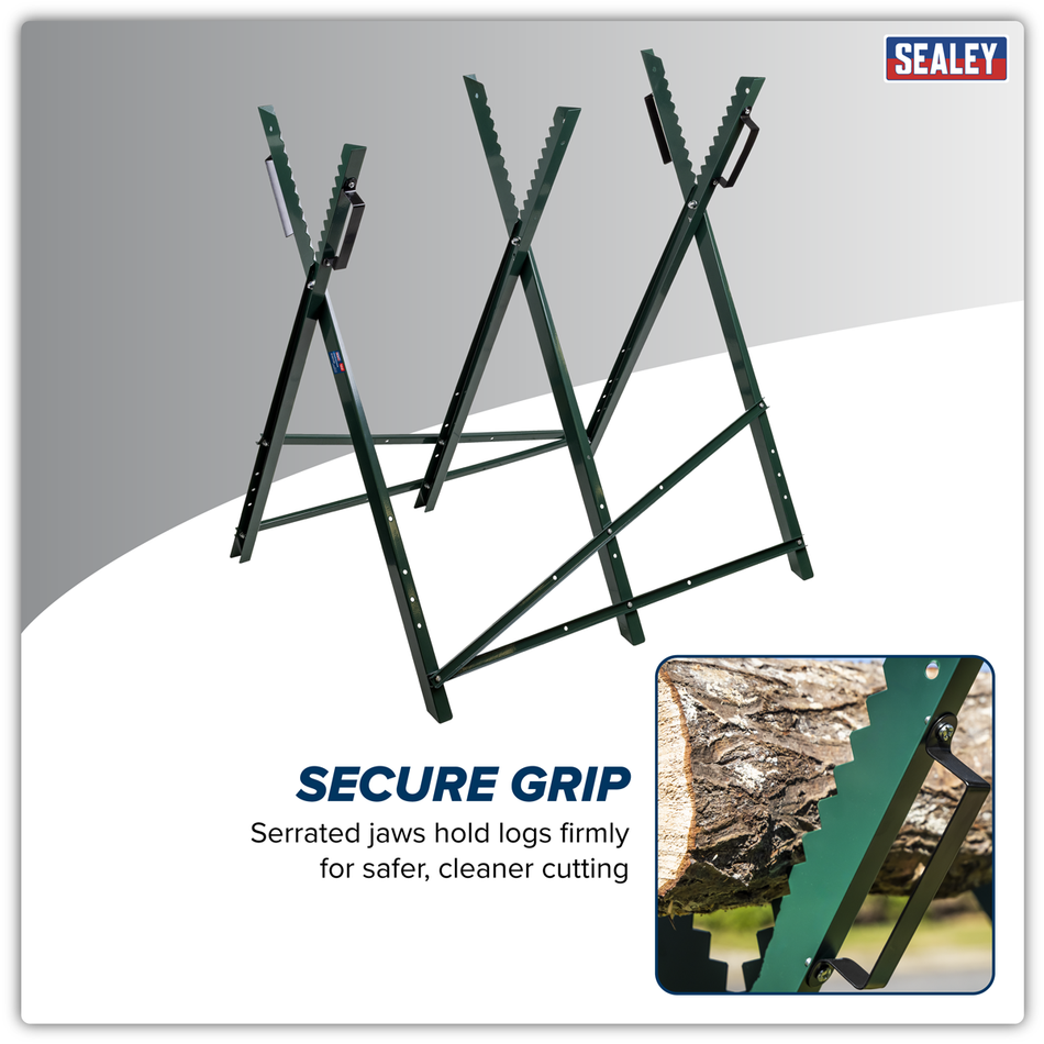 Sealey Folding Sawhorse -100kg Capacity Model No-LSH100