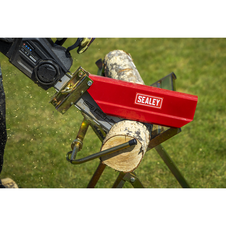 Sealey Heavy-Duty Sawhorse with Chainsaw Holder Model No-LSH150HD